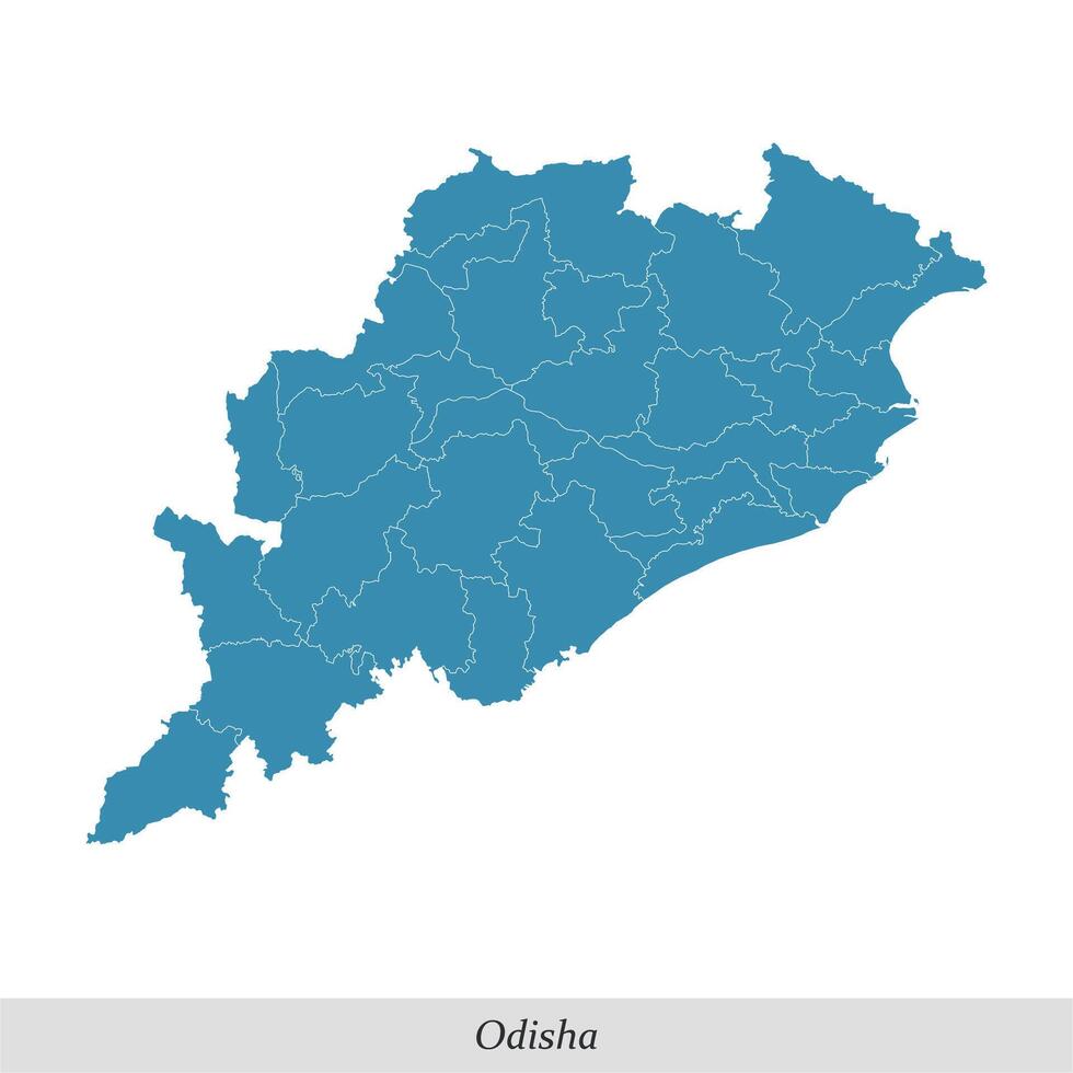 map of Odisha