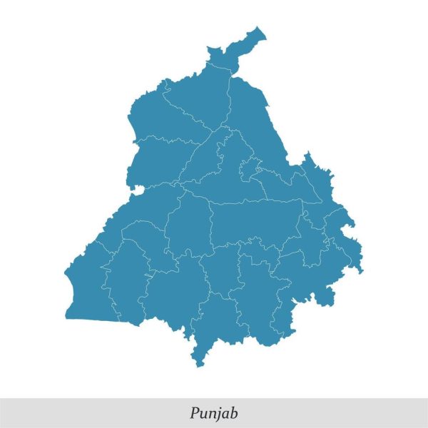 map of Punjab
